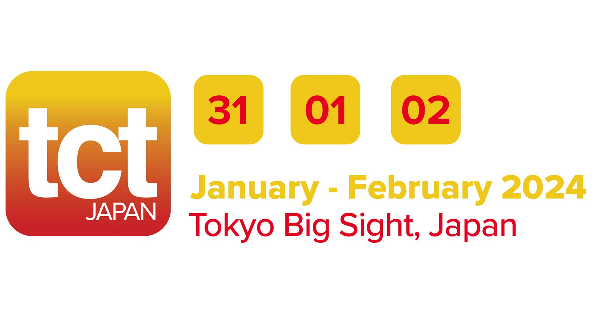 TCT Japan 2024 3D Print Calendar